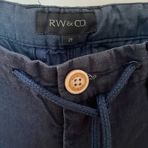 Navy drawstring short - Picture 2 of 5